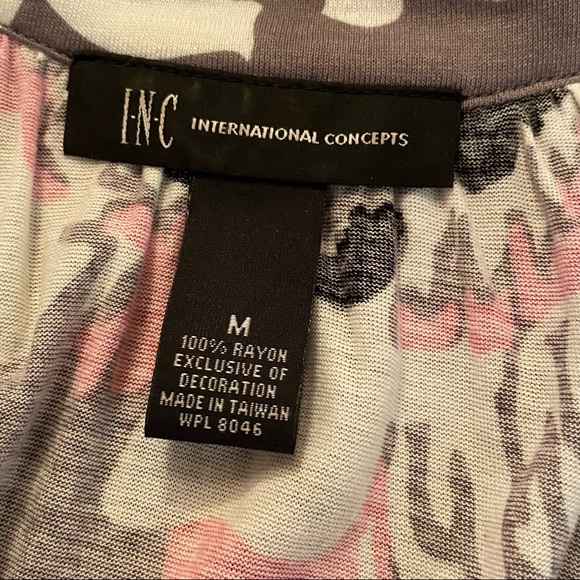 INC International Concepts Floral Embellished Tank - Picture 5 of 5
